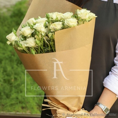 White Spray Roses Bouquet