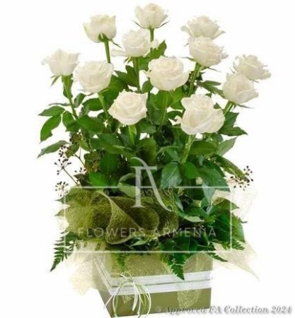 White Roses Arrangement