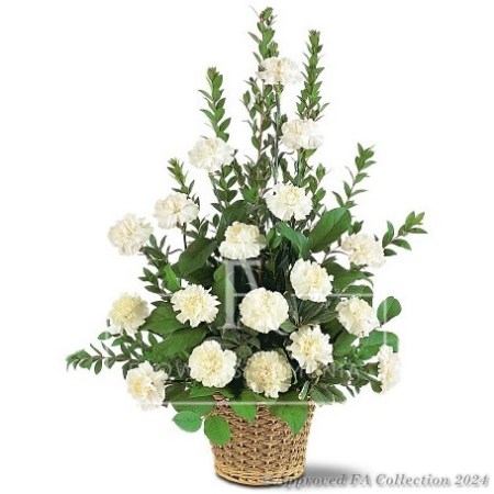 White Simplicity Basket