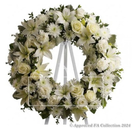 Wreath of Natural Flowers